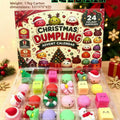 24 Days Christmas Advent Calendar, Squishy Fidget Toys Blind Box for Stress Relief and Sensory Play