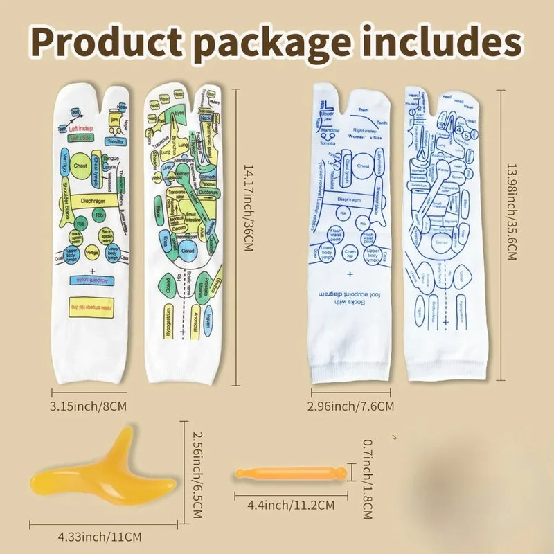 Reflexology Acupressure Foot Massage Socks